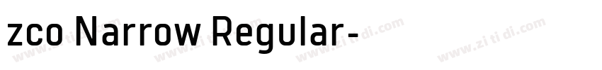zco Narrow Regular字体转换 zco Narrow Regular字体转换